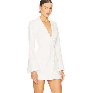 NBD Como La Flor Suit Blazer Dress Ivory Women’s Size S